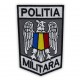 Ecuson Maneca Politia Militara 10,5x7 cm Brodat - Grade-Militare.ro