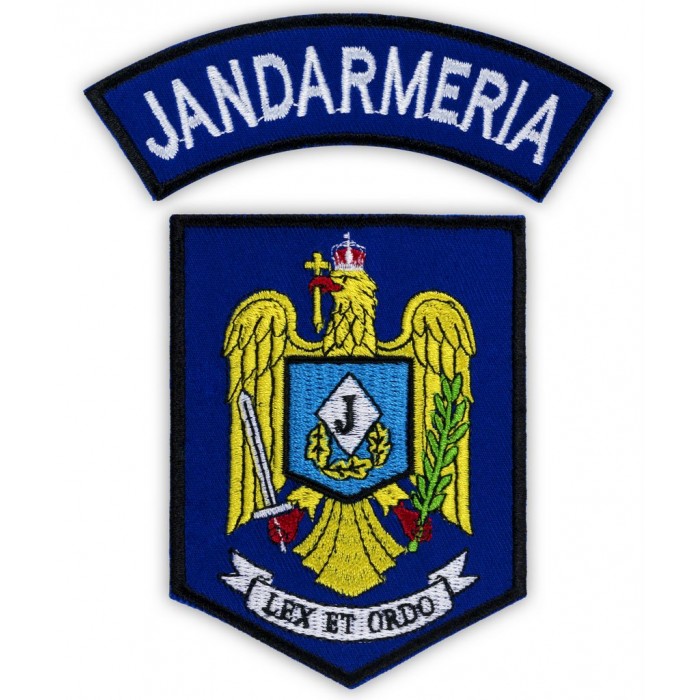 Emblema brodata maneca Jandarmeria