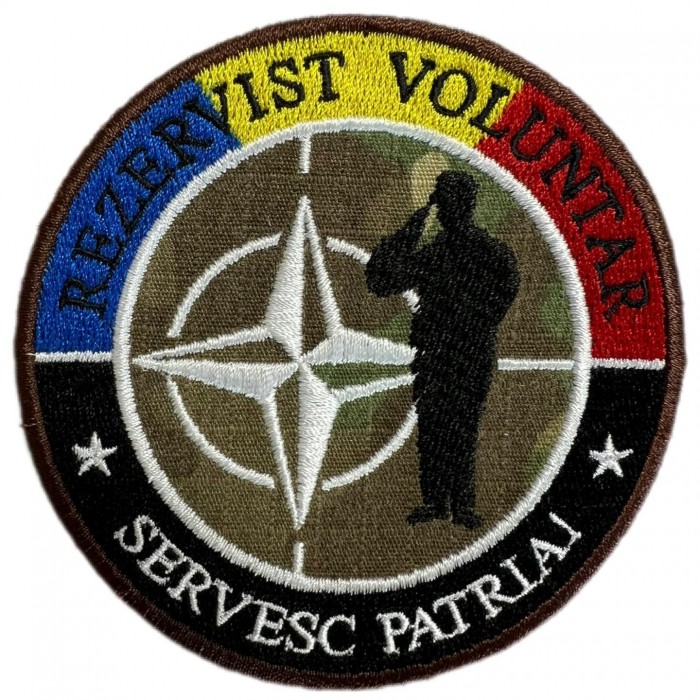 Emblema Brodată Rezervist Voluntar